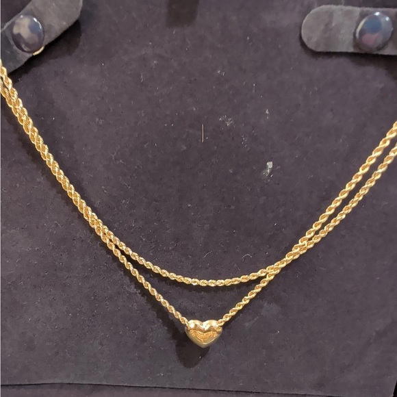 Meet the Posher Jewelry - 10 k yellow gold neckle and pedant new